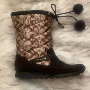 Brown Coach boots